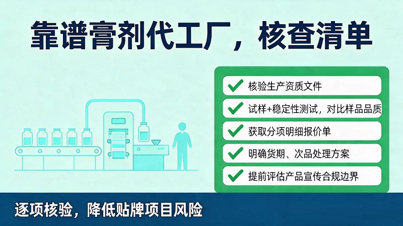 外用膏剂代工避坑指南