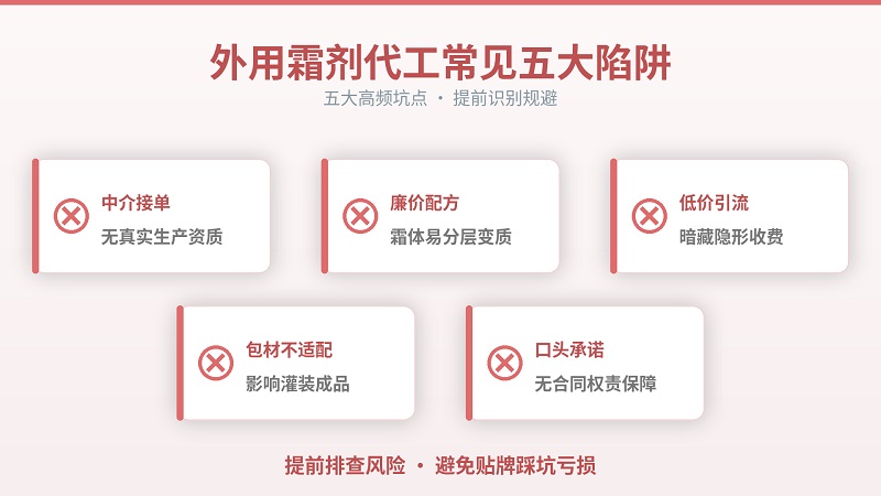 外用霜剂代工踩坑风险解析