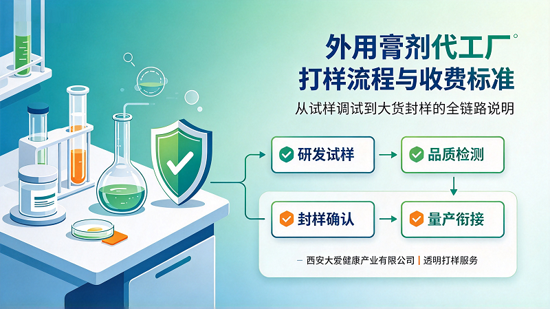 外用膏剂代工厂打样流程与收费标准