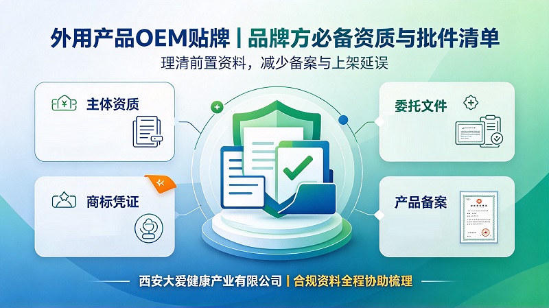 外用产品贴牌代工品牌方必备资质与批件
