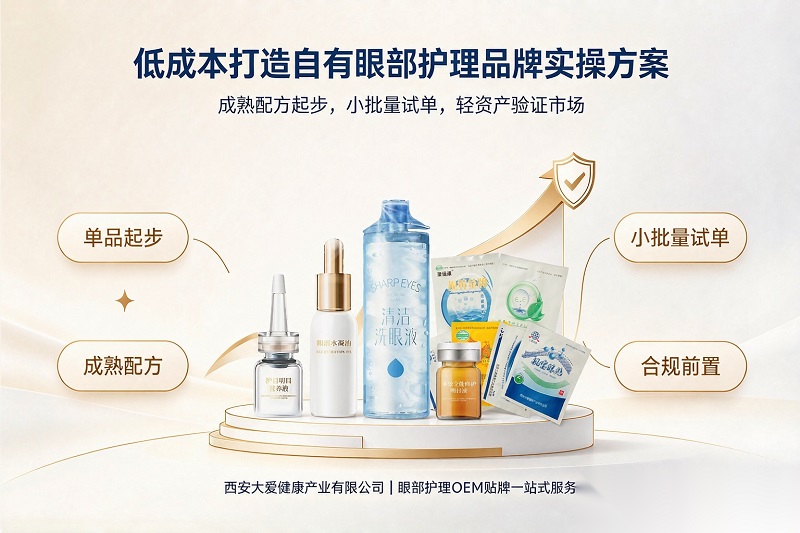 低成本打造自有眼部护理品牌方案