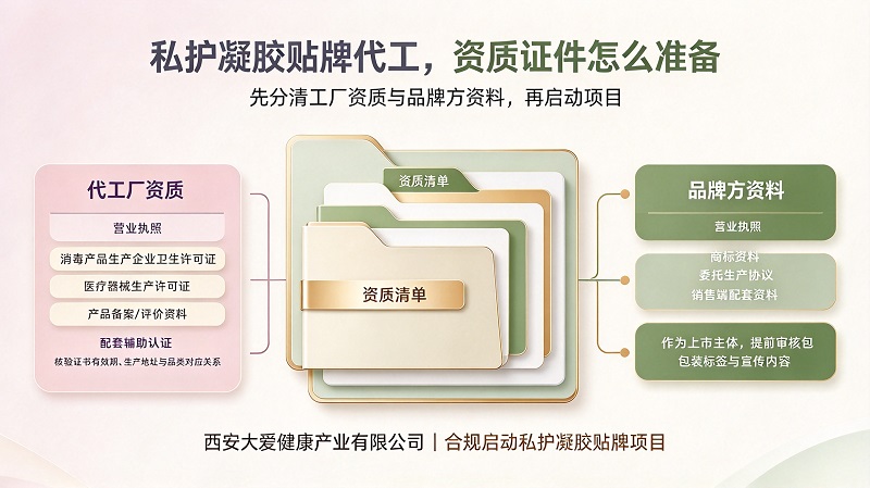 私护凝胶代加工需要哪些资质和证件